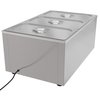 Koolmore Commercial Bain Marie Countertop Food Warmer, Soup Station, and Buffet Table Server CFW-3T